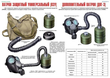 ПВ03 Средства защиты органов дыхания - противогазы, респираторы (пленка самокл., А3, 9 листов) - Плакаты - Гражданская оборона - магазин ОТиТБ - охрана труда и техника безопасности