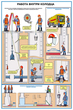 ПС17 Безопасность работ на объектах водоснабжения и канализации (пластик, А2, 4 листа) - Плакаты - Безопасность труда - магазин ОТиТБ - охрана труда и техника безопасности