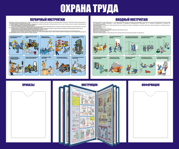 С95 Стенд охрана труда (с перекидной системой) (1200х1000 мм, пластик ПВХ 3 мм, алюминиевый багет золотого цвета) - Стенды - Стенды по охране труда - магазин ОТиТБ - охрана труда и техника безопасности
